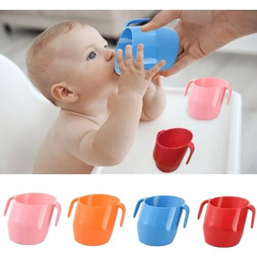Baby Insulation Oblique Mouth Cup Leakproof Infant Learning Drinking Cups Tumble Resistant Baby Drinking Cups for Baby Kids