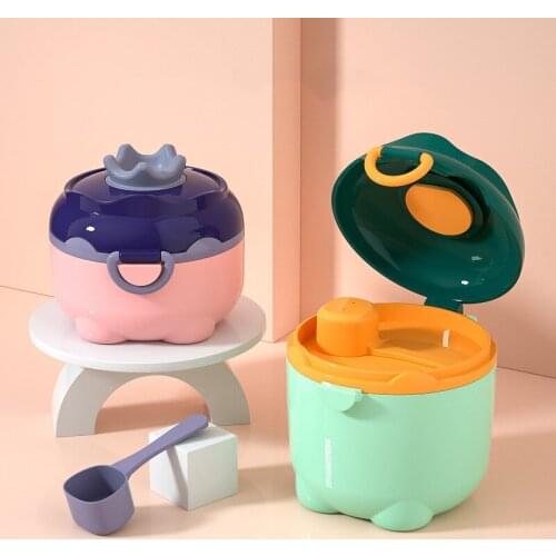 Baby Milk Powder Box Infant Feeding Container Newborn Food Storage Box Powder Dispenser Kid Meal Toddler Snack Portable Grade PP