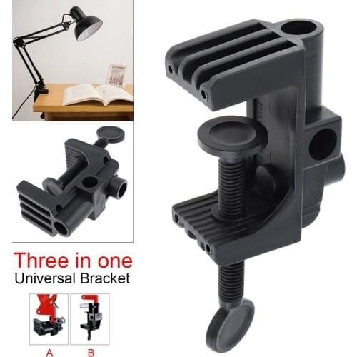 Bracket Clamp Accessories DIY Fixed Metal Clip Fittings Screw Light Mounting Camera Holder for Broadcast Microphone Desk Lamp