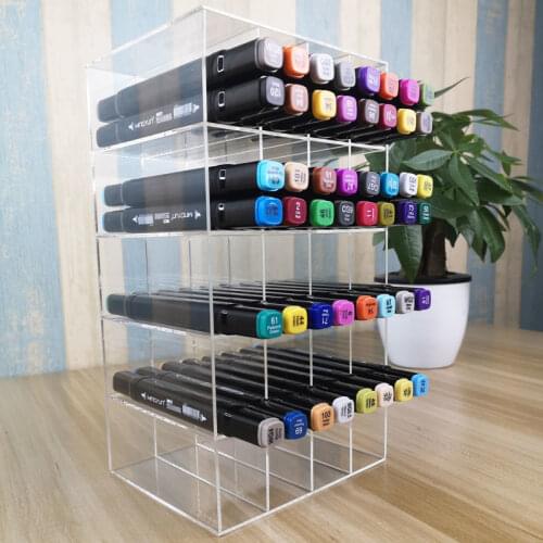 Multifunctional 9/30/36 Grid Desktop Organizer Office Accessories Stationery Pen Holder Storage Box Makeup Brush Tools Organizer
