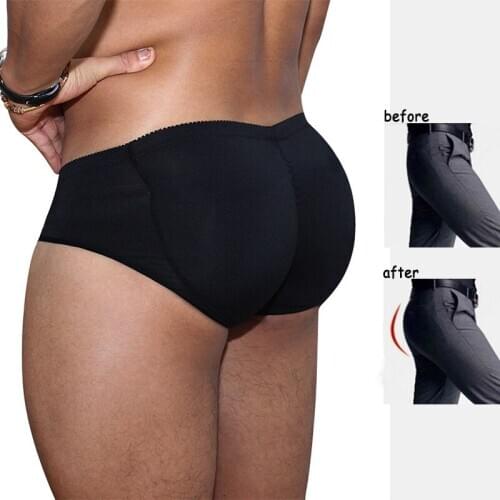 Men Butt Lifter Underwear Shorts Sexy Padded Enhancing Panties Butt Shaper underpants Fake Ass Briefs