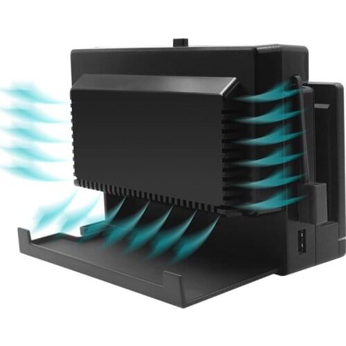 Cooling Fan for Nintendo Switch NS Original Stand Game Console Dock Cooler with 3-Fan USB Cooling Fan for Nintend NS Lite