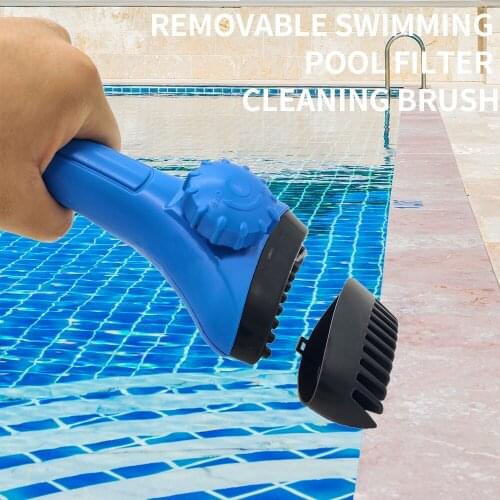 Durable PVC Pool Cartridge Filter Cleaner No Splash Back Water Wand Spa Hot Handy on/off Switch Tub Brush for Swimming Pool