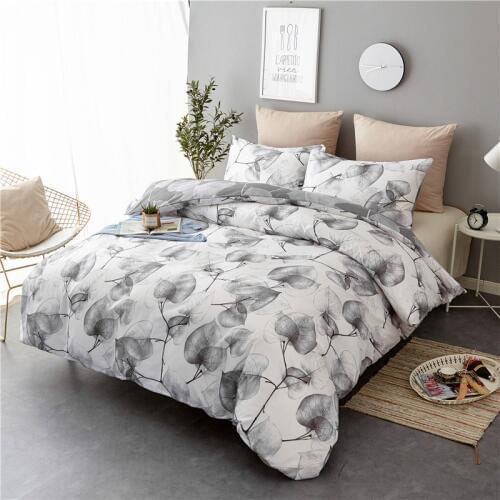 Simple Bedding Set With Pillowcase Duvet Cover Sets Bed Linen Sheet Single Double Queen King Size Quilt Covers Bedclothes