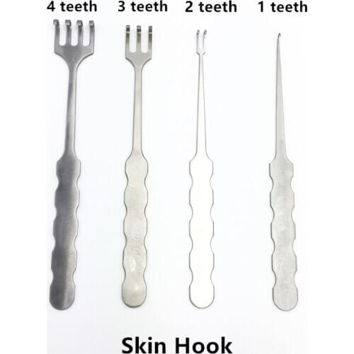 4pcs/set pull hook Skin Retractor Retractors orthopedics Veterinary Instruments