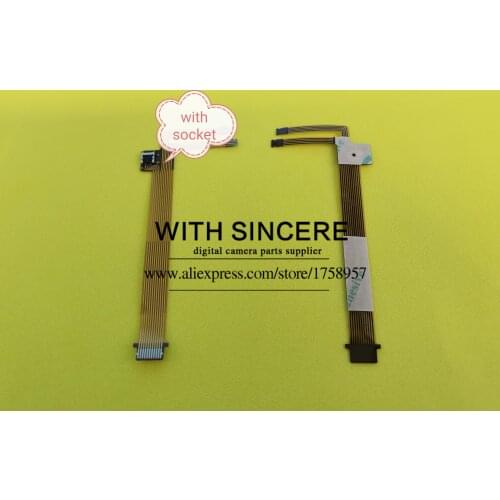 New Lens Aperture Shutter Flex Cable For NIKON J1 for NIKKOR 10-30 mm 10-30mm 1:3.5-5.6 VR J1 J2 J3 V1 V2Repair Part with socket
