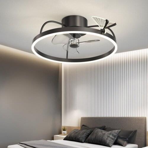 Nordic dining room led lamp with ceiling fan without blades bedroom ceiling fan with remote control ceiling fans with light