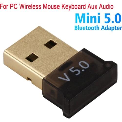 USB Receiver Transmitter Adapter Bluetooth-compatible 5.0 Audio for Computer Laptop Win 10 8Wireless rinter Data Dongle Receiver