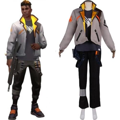 Valorant Phoenix Cosplay Costume Outfits Halloween Carnival Suit