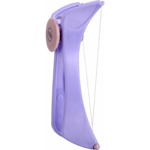 Women Hair Removal Epilator Mini Facial Hair Remover Spring Threading Face Defeatherer for Cheeks Eyebrow DIY Makeup Beauty Tool