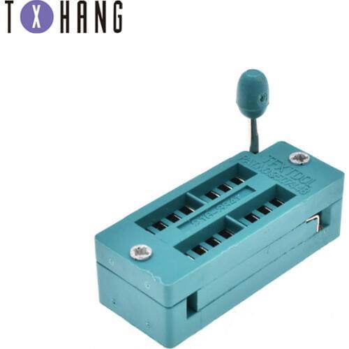 1/2PCS 16pin IC Test Universal ZIF Socket Hot Narrow diy electronics