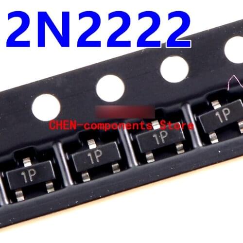 100pcs 2N2222 MMBT2222A 1P SMD triode SOT-23