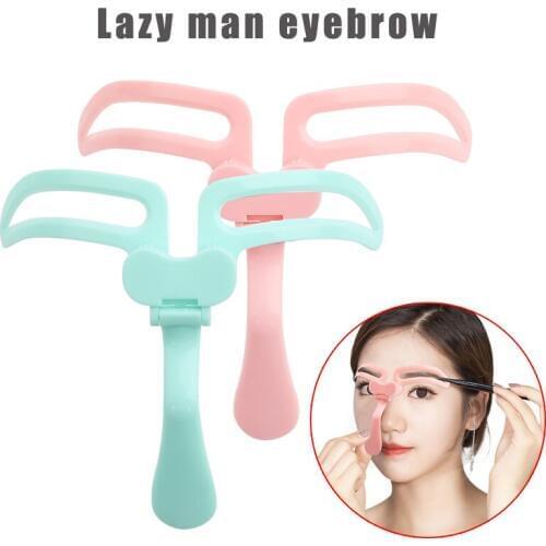 3D Hollow Eyebrow Frame Thrush Helper Tool Makeup Cosmetic Tools 789