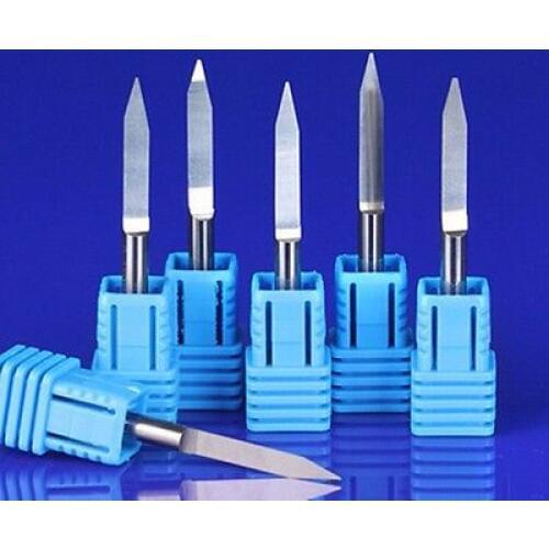 45mm L-type 30 Degree 4*0.3mm Flat bottom knife CNC Machine Milling Cutter Bits PVC Acrylic wood cutter Engraving Machine Tool