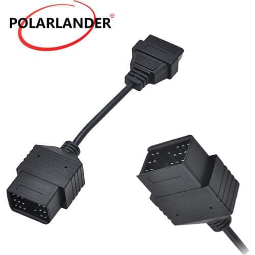 Car Diagnostic Connector For TOYOTA 17Pin to 16Pin OBD1 to OBD2 Auto Scanner Code Connectors Cable Adapter Transfer