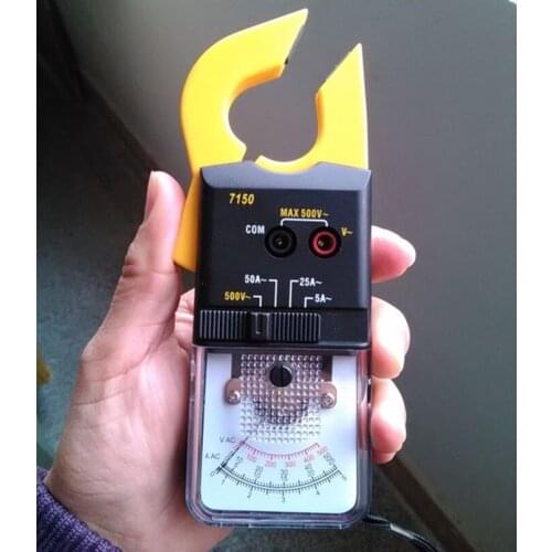 Fast arrival KT7150 Analog clamp multimeter, no battery-powered mini multimeter