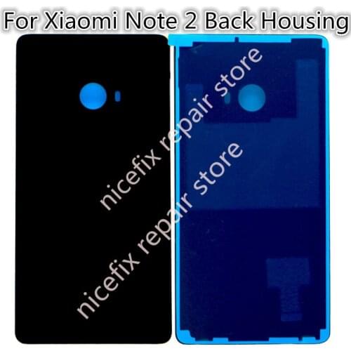 For Xiaomi Mi Note 2 Back Battery Cover Door Rear Glass Housing Case For Xiaomi NOTE2 Battery Cover Replacement Parts