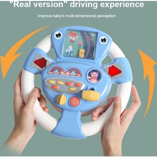 1pcs Toy Car Wheel New Simulation Car Co Driver Steering Wheel Early Childhood Education Baby Educational Toys Gift