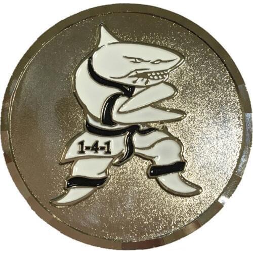 Customized Unique Lowest Price 3D Metal Stamping Soft Enamel Challenge Coin