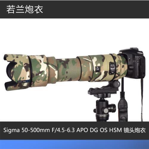Camera Lens Camouflage Rain Cover For Sigma APO 50-500mm F/4.5-6.3 DG OS HSM lens Rain Cover protective case