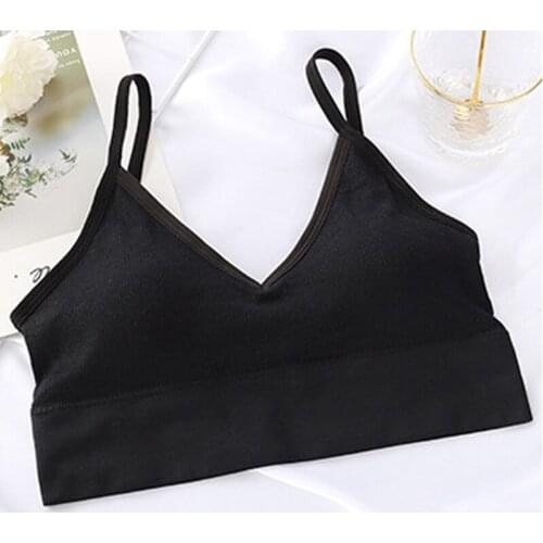 2021 Women Tank Crop Top Seamless Underwear Female Tops Sexy Lingerie Intimates Fashion With Removable Padded Camisole