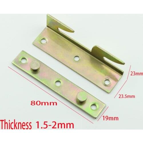 Bed hanger,Steel draw bar Bed hardware plate cabinet stayer Invisible bolt supportor mirror frame latch thumb lock latch
