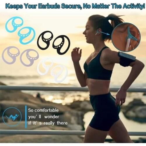 Keepods Keeps Earbuds Secure The Activity Earplug Protector Earphone Anti Falling Off Ear Clip Earphone Accessories 24BB