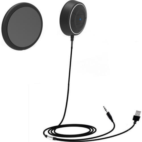 NFC Bluetooth Car Kit Bluetooth Receiver Hands-free AUX Output Adapter For Music and Mobile Phone