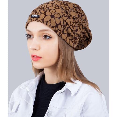 New Hip Hop Style Pattern Labeling Hat Mens and Womens Korean Version of Baotou Pile Cap Casual Warm Headgear