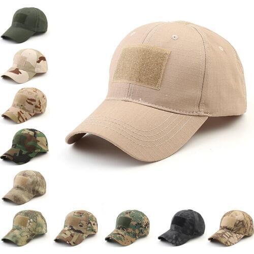 Tactical Hunting Cap Army Hat Outdoor Sport Snapback Stripe Military Hat Camouflage Hat Simplicity Army Camo