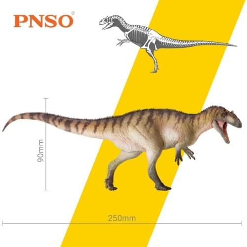 PNSO Allosaurus Dinosaurs Toy Prehistoric Animal Model Dino Classic Toys for Boys Children