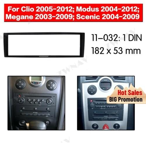 Dashboard radio for RENAULT MEGANE 2003-2009/RENAULT Clio 2005-20121DIN dvd player Fascia Stereo Radio car Dash installation