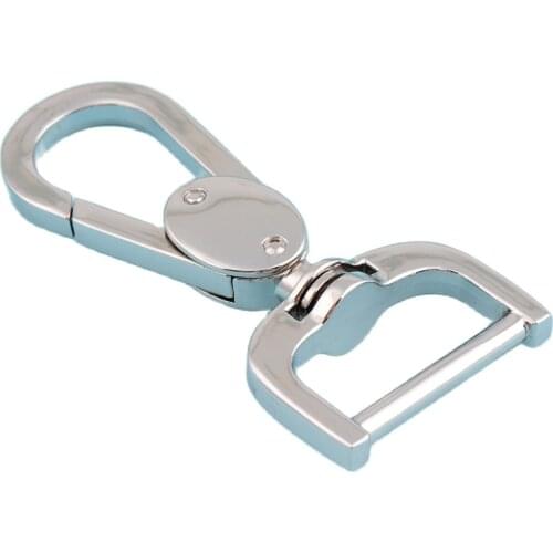 Silver Lanyard clasp 25mm Large Swivel Clips Metal Dog chains Lobster Strap Snap Hook Purse Leash Buckles Craft Hardware