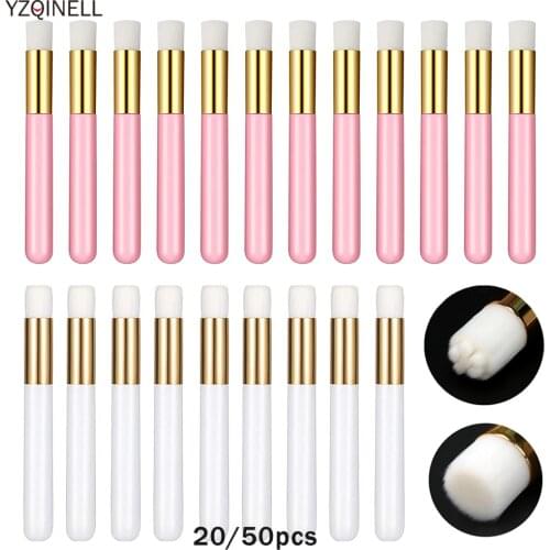 20/50P Eyelash Cleaning Brush Eyebrow Nose Blackhead Cleaning Brush Professional Soft Lash Extensions Cleaning Brush For Make Up
