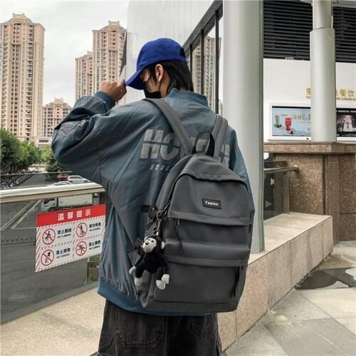 2021 New Student Schoolbags, Leisure and Short-Distance Travel Backpacks for Men and Women
