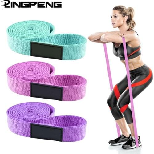 2M extended fabric yoga belt resistance band used for legs buttocks arm auxiliary belt non-slip fitness exercise