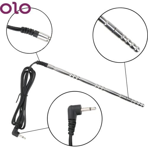 OLO Penis Insertion Urethra Sounds Dilator Electric Shock Urethral Catheter Penis Plug Chastity Sex Toys For Men