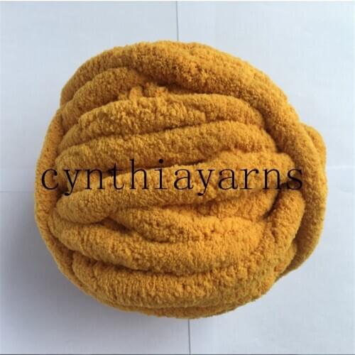 100% Polyest Chenille Chunky Knit Yarn Arm Knitting Blanket Crochet Yarn Giant Bulky Knit Yarn 250g/ball