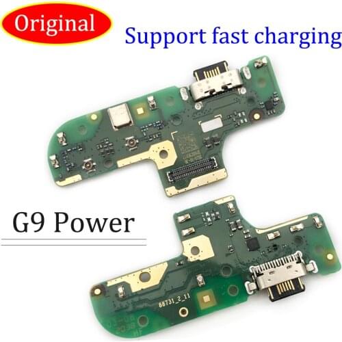 100% Original Dock Connector For Moto G9 Power USB Charger Charging Port Flex Cable Board With Microphone Replacement Parts