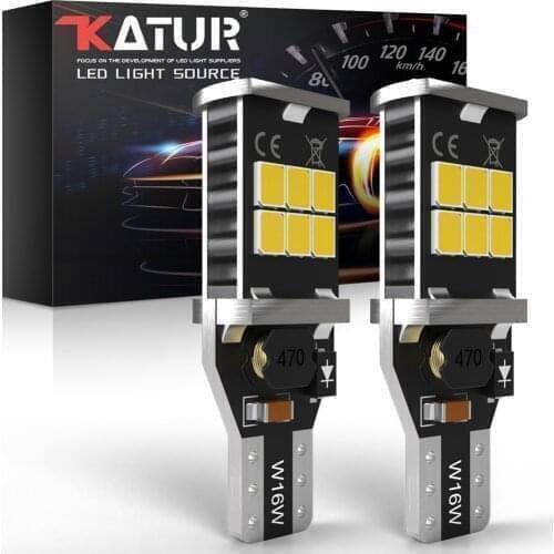 2x T16 W16W LED Canbus Error Free T15 Bulb 921 912 Lamp Backup Reverse Light for Audi BMW VW Toyota Kia Ford Mercedes Opel Honda