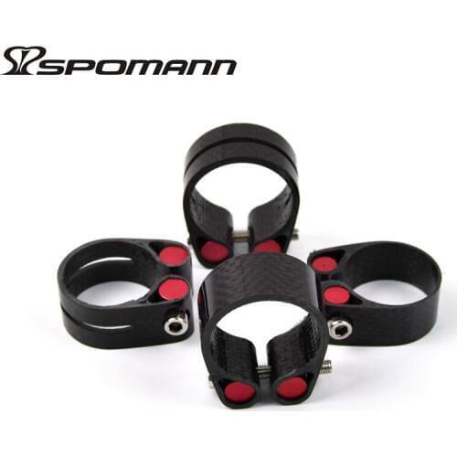 31.8/34.9mm 3K Carbon Fiber Bike Seatpost Clamp Ultralight MTB Road Bicycle Clamps Cycling Parts for 27.2/30.8/31.6mm Seat post