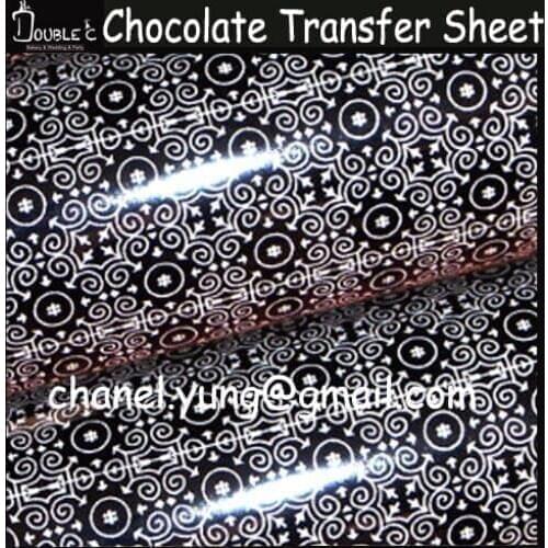 50pcs Lace Chocolate Transfer Sheet,White lace,Cake Decoration,DIY Chocolate Mold,Bakery Tools sugar stamp paper for cakes