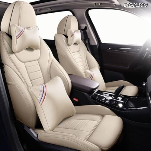 LIGOLIGO Custom Leather car seat cover For MAZDA ATENZA 6 CX-7 CX-4 CX-5 Axela MAZDA 3 8 2 5 CX-9 CX-3 Automobiles Seat Covers