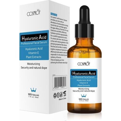 Cosprof Hyaluronic Acid Serum Moisturizer Facial Skin Care Set Anti Wrinkle Anti Aging Collagen Essences Liquid