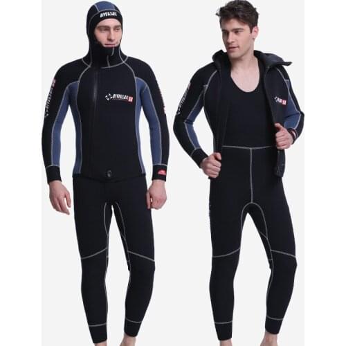 DIVE&SAIL 5MM mercerized sub cap two pieces of warm surf diving suit WDS-4133
