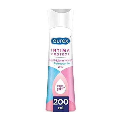 Durex Íntima Protect Gel Higiene Íntima Refrescante 2In1, Fórmula Pro-Ph, Hipoalergénico Y Libre De Colorantes Artificiales