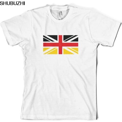German Union Jack Flag - Mens T-Shirt - Germany - Deutschland New T Shirts Funny Tops Tee New Unisex Funny Tops