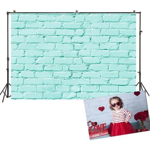 HUAYI Photography Backdrop Brick Wall Valentine Photo Booth Background Customize Newborns Child Birthday Studio Backdrop XT-2942
