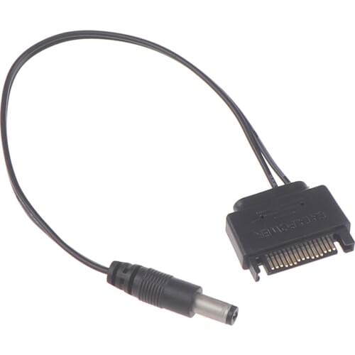 12V Power Supply SATA to DC Cable 1 Meter High Current DC Cable Power Supply SATA Revolution DC 5521
