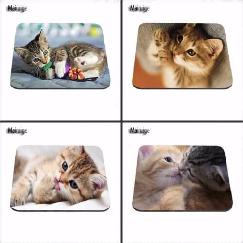 Mairuige To make you surprised Interesting Cat Mouse Pad Fashion Computer Notebook Gaming Mice Mat 18*22 and 25*29cm Mouse Mats